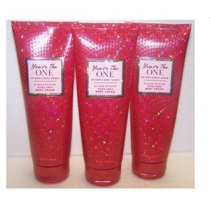 Bath & Body Works You're the One 24 Hour Moisture Body Cream 8 oz - Lot of 3